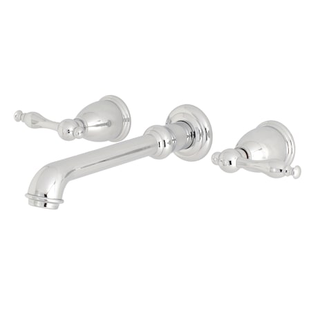Naples KS7121NL Two-Handle Wall Mount Bathroom Faucet KS7121NL
